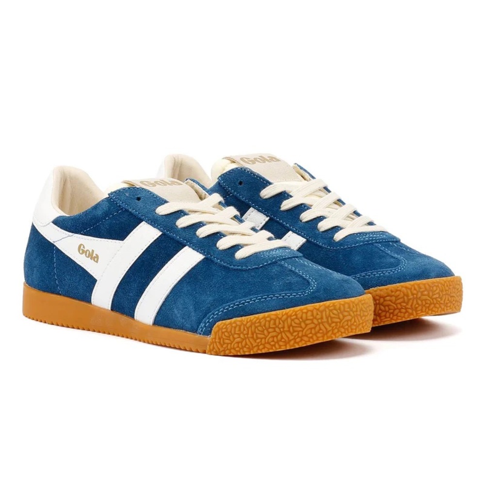 Gola Men's Blue and White Sneakers